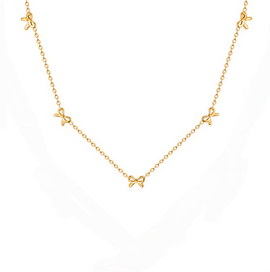 Petite Bows Necklace